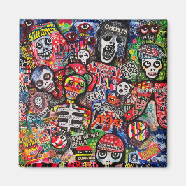 Imán Graffiti Misfit Magnet, por Ray Dust