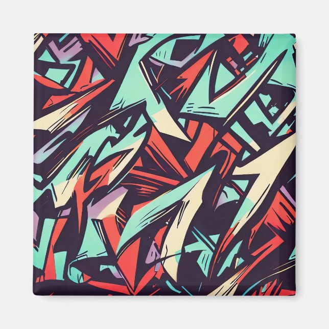 Imán Graffiti moderno (Frente)