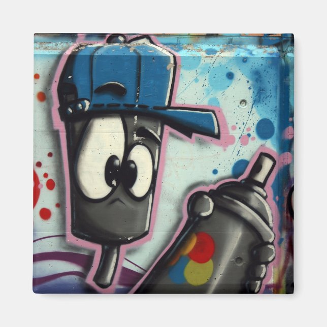 Imán Graffiti suizo (Frente)