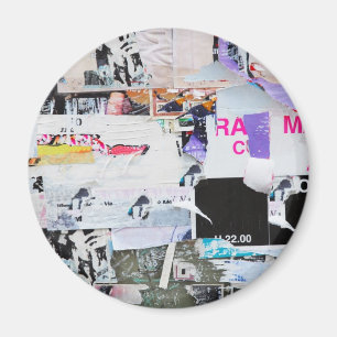 Imán Graffiti Wall Banksy Style Torsión de papel