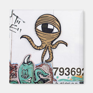 Imán Graffitti Aliens