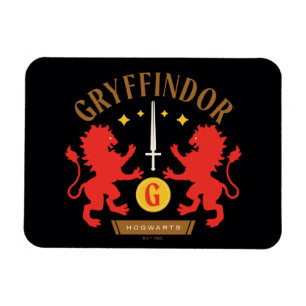 Imán Gráfica de doble león de la casa GRYFFINDOR™