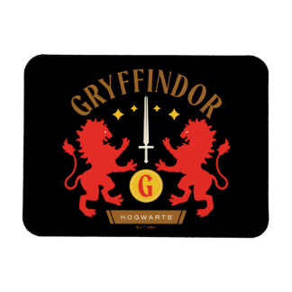 Imán Gráfica de doble león de la casa GRYFFINDOR™