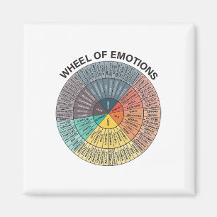 Imán Gráfica de Emoción de Ruedas Gráfica de Terapia de