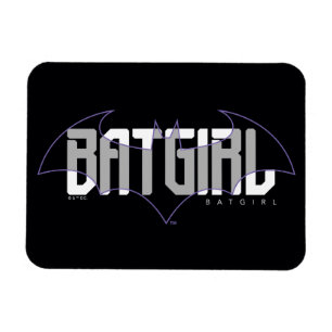 Imán Gráfica de nombre de alta tecnología de Batgirl