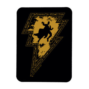 Imán Gráfica de perno Lightning de Black Adam con probl