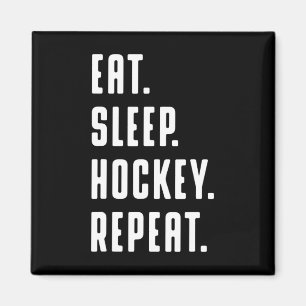 Imán Gráfica divertida de hockey sobre sueño divertido 