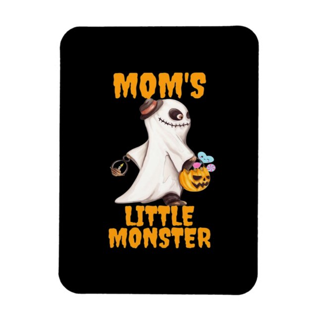 Imán Gráfica divertida de mamá, el pequeño monstruo del (Vertical)