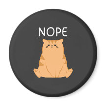 Gráfica Divertida del Gato Nope 