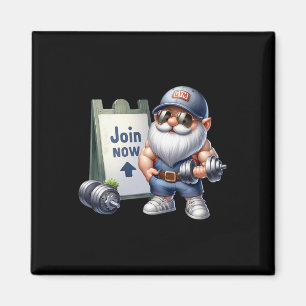 Imán Gráfica divertida del Gimnome Gnome Con TORNILLOS