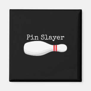 Imán Gráfica divertida en el boliche de Pin Slayer golp