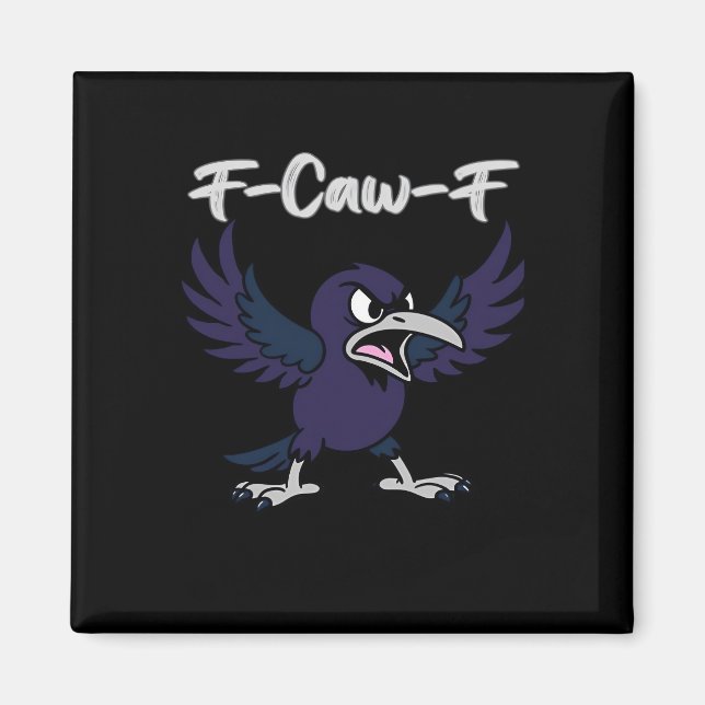 Imán Gráfica estética F-Caw-F (Frente)