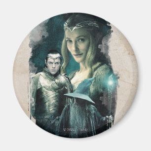 Imán Gráfica Galadriel, ELROND™ y Gandalf
