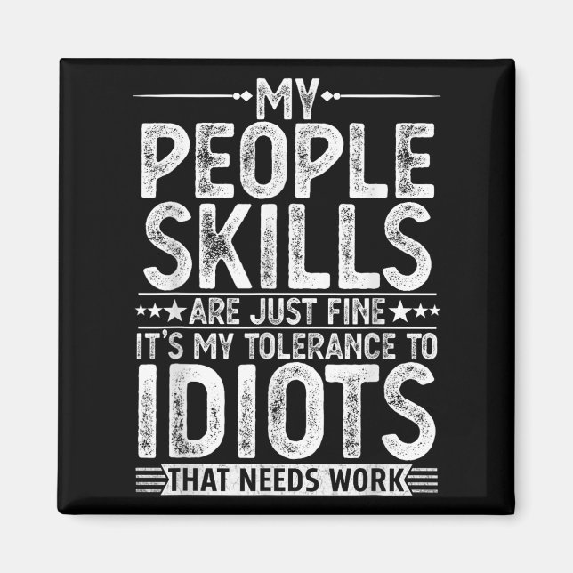 Imán Gráfica Graciosa Para Hombres Humor Adulto Sarcást (Frente)