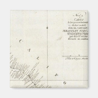 Imán Gráfica sin color de California