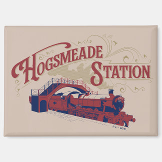 Imán Gráfica Vintage de la estación HOGSMEADE