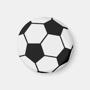 Imán Gráfico clásico de balón de fútbol para fanáticos