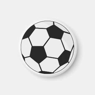 Imán Gráfico clásico de balón de fútbol para fanáticos