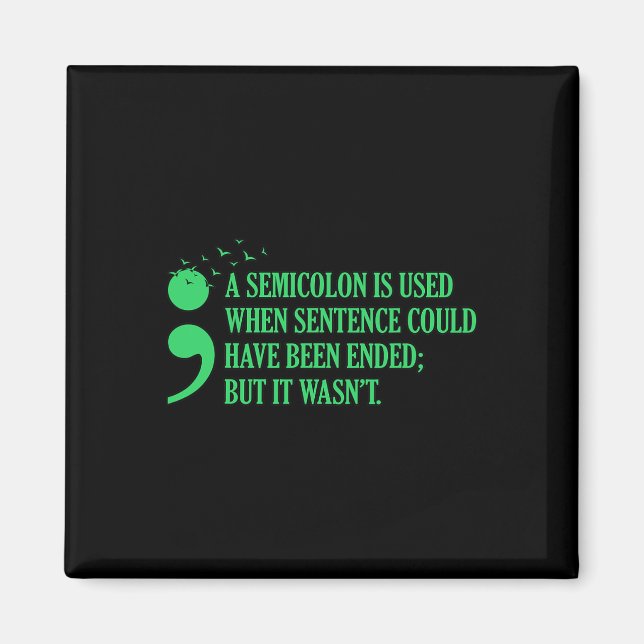 Imán Gráfico de apoyo a la sensibilización sobre la sal (Frente)