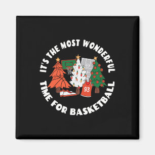 Imán Gráfico de Árboles de Navidad de baloncesto - Balo