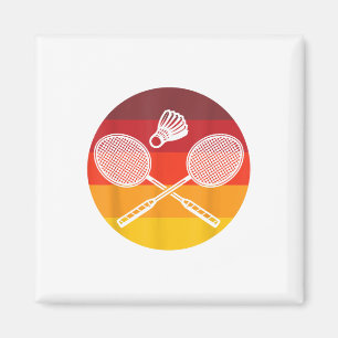 Imán Gráfico de bádminton Jugador de bádminton Deportes
