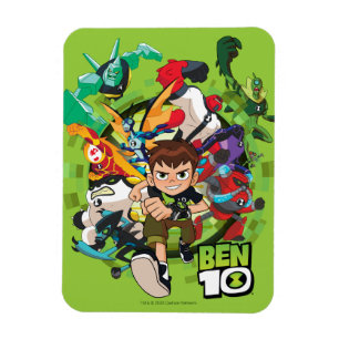 Imán Gráfico de Ben 10 Alien Rush