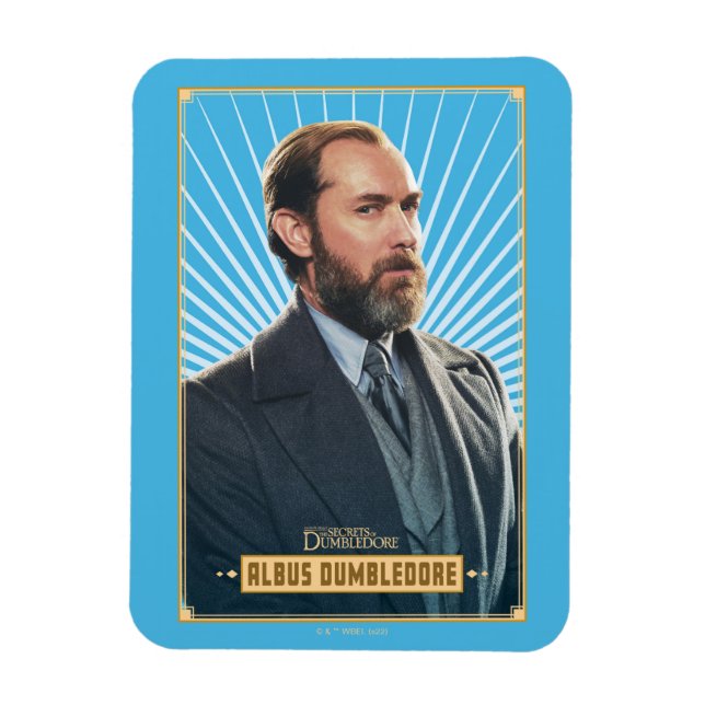 Imán Gráfico de caracteres Albus Dumbledore (Vertical)
