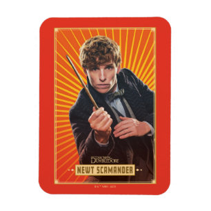 Imán Gráfico de caracteres de Newt Scamander