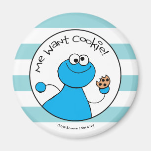 Imán Gráfico de Cookie Monster Doodley