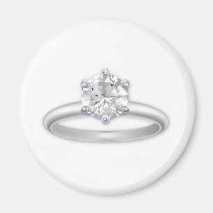 Imán Gráfico de Diamond Ring Bling Clipart
