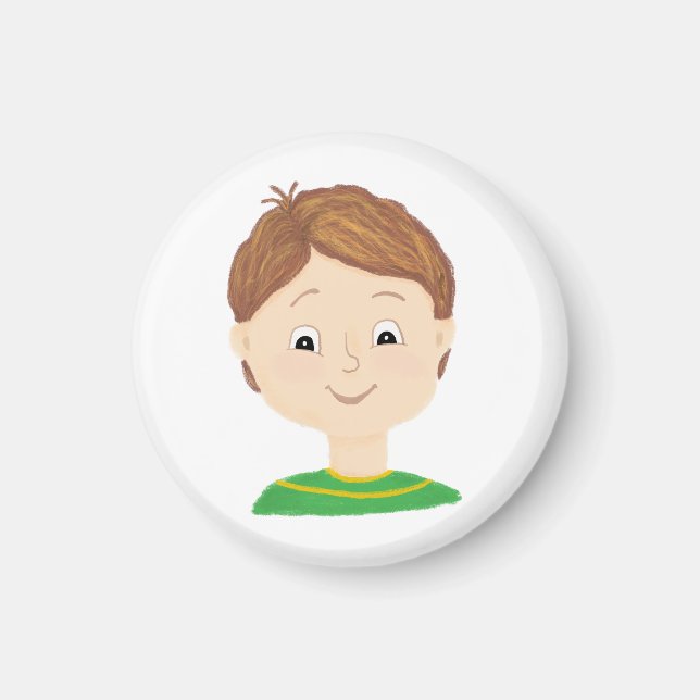 Imán Gráfico de emociones de mis sentimientos (Frente)