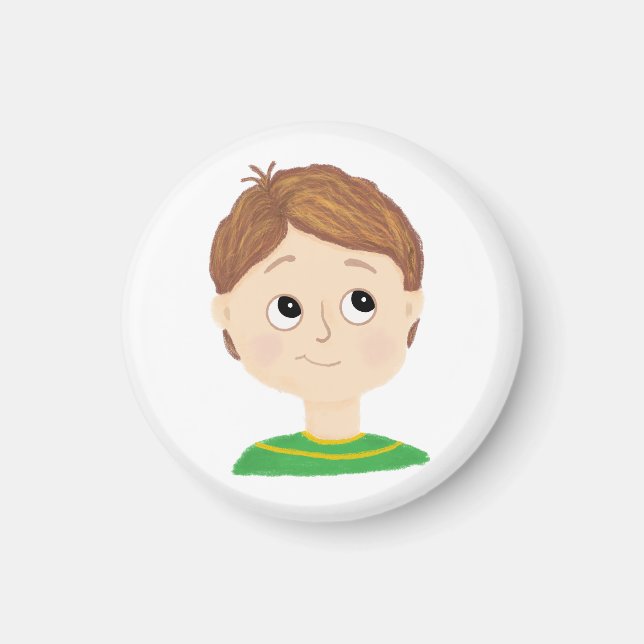 Imán Gráfico de emociones de mis sentimientos (Frente)