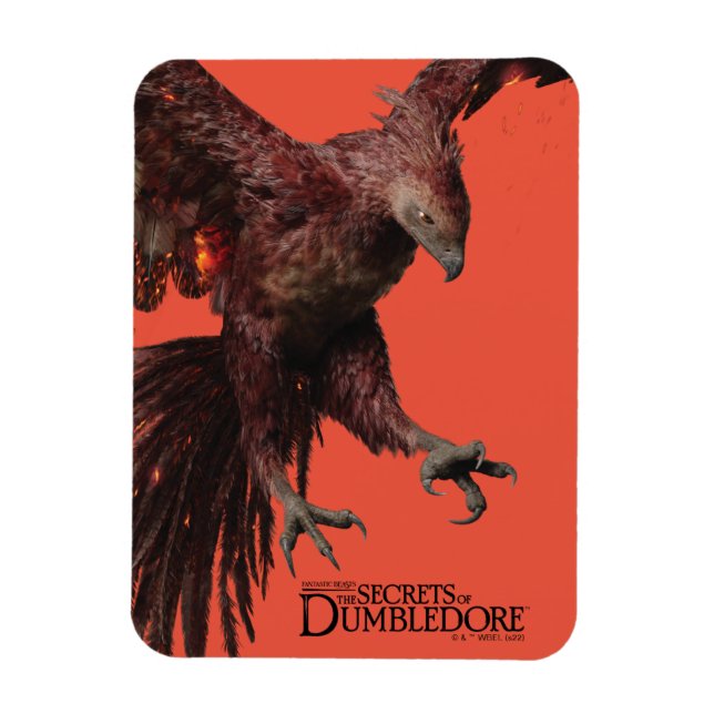 Imán Gráfico de Fénix Flying (Vertical)