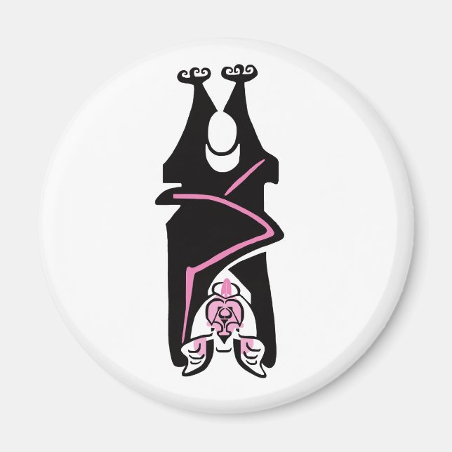 Imán Gráfico de Guay - MTD negro - Halloween - Vida sal (Frente)