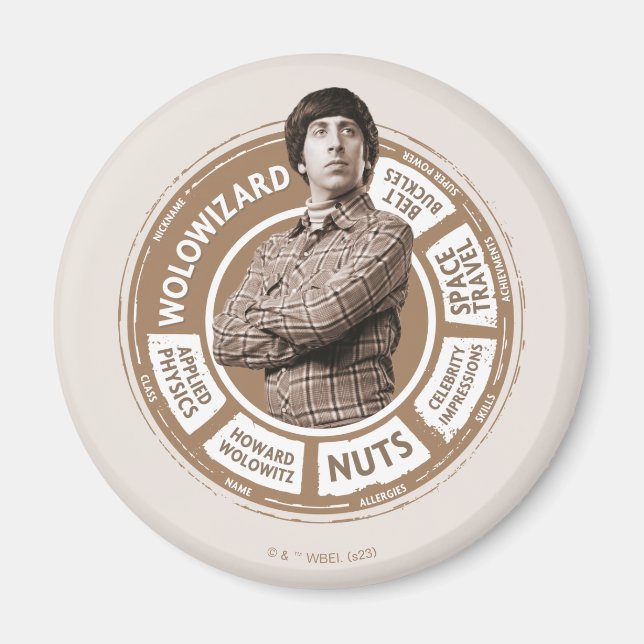 Imán Gráfico de Howard Info (Frente)