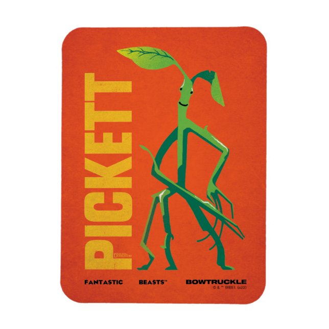 Imán Gráfico de la época de Pickett (Vertical)
