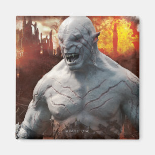 Imán Gráfico de la silueta de Azog y de Orcs