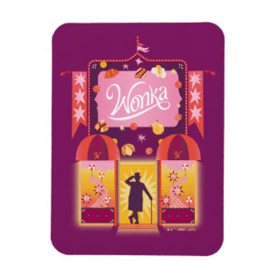 Imán Gráfico de la tienda Wonka Candy