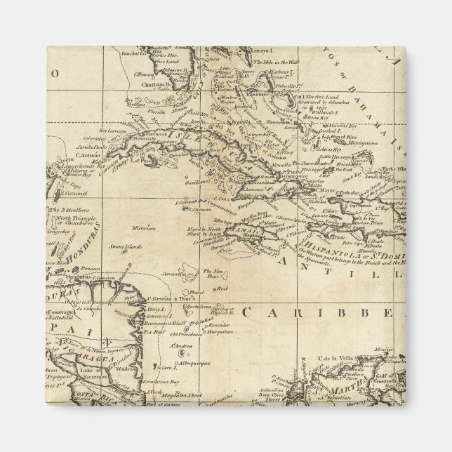 Imán Gráfico de las Indias Occidentales 2 (Frente)