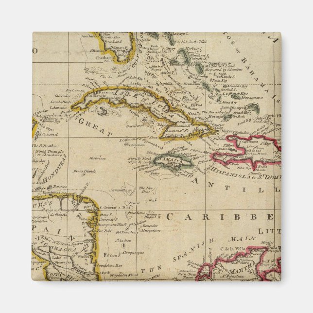 Imán Gráfico de las Indias Occidentales 3 (Frente)
