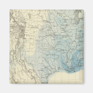 Imán Gráfico de lluvias en Estados Unidos