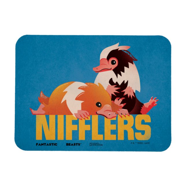 Imán Gráfico de Nifflers Vintage (Horizontal)