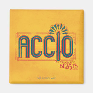 Imán Gráfico de ortografía de Red Art Deco ACCIO™