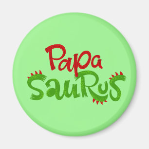 Imán Gráfico de Papa Saurus