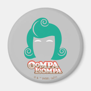Imán Gráfico de pelo de Oompa Loompa