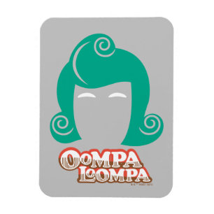 Imán Gráfico de pelo de Oompa Loompa