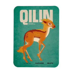 Imán Gráfico de Qilin Vintage