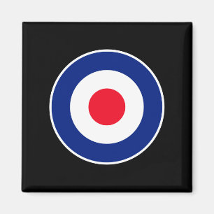 Imán Gráfico de Roundel en negro