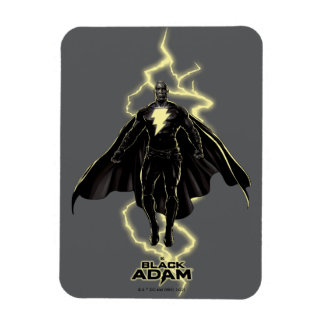 Imán Gráfico de silueta Black Adam Lightning