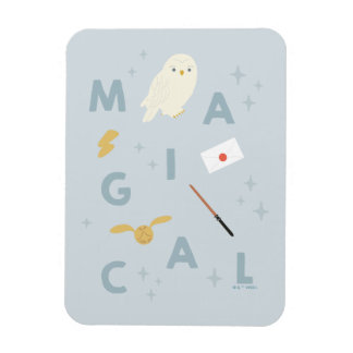 Imán Gráfico de tipografía "mágica" de Hedwigh